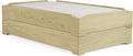 Twin over Twin Stackable Wooden Bed Frame Set of Two R2913