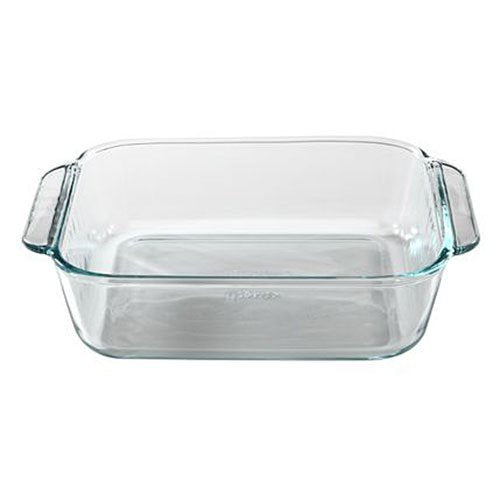 8.1" Square Clear Glass Baking Dish F5140