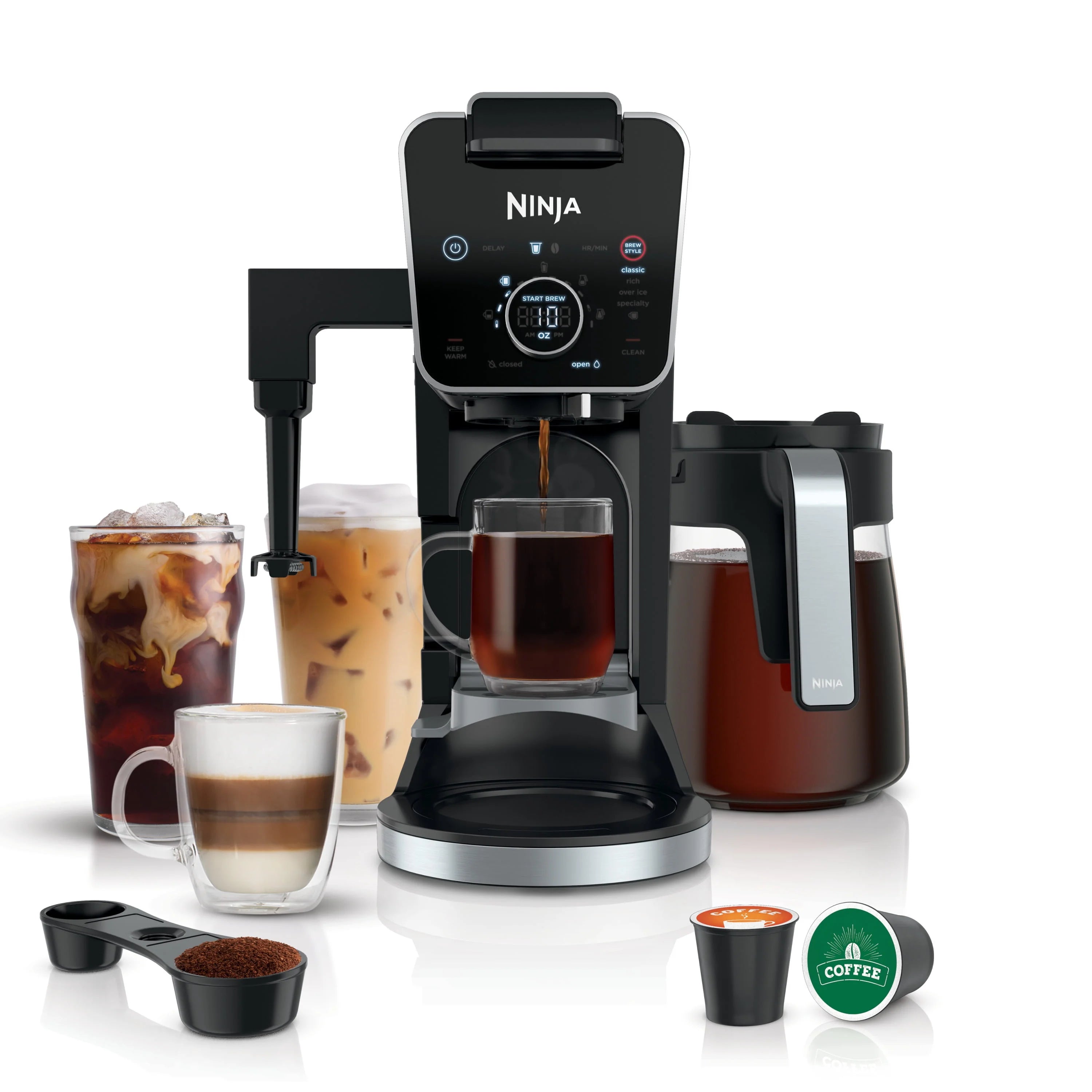 12-Cup Drip Coffee Maker with Glass Carafe V586208