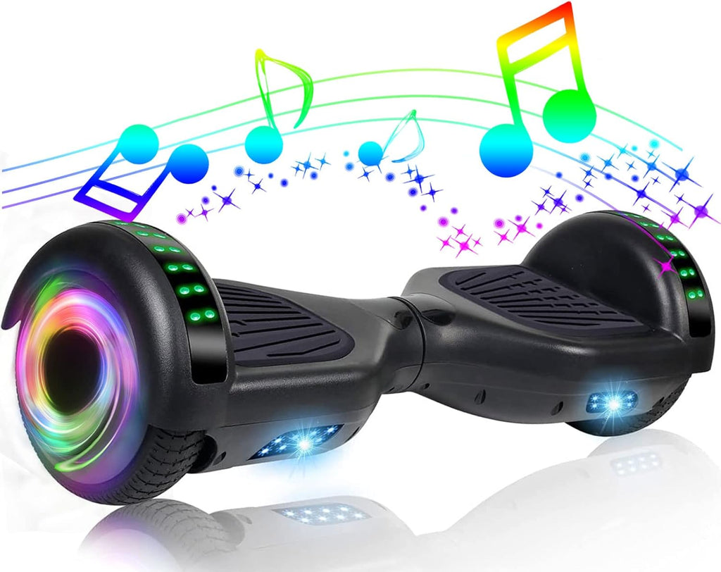 6.5" Wheels Electric Self Balancing Scooter with Bluetooth Speaker Lights N99154