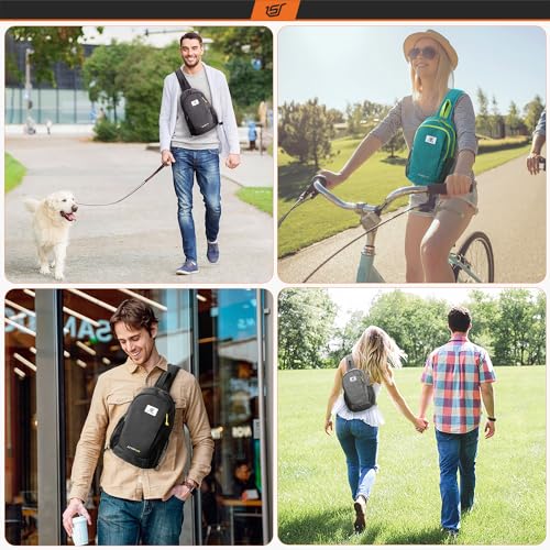 Lightweight Sling Backpack with RFID Pocket Crossbody Bag H1631