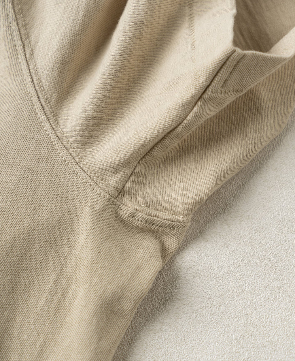 Classic Fit Loopwheel Slub Cotton T-Shirt