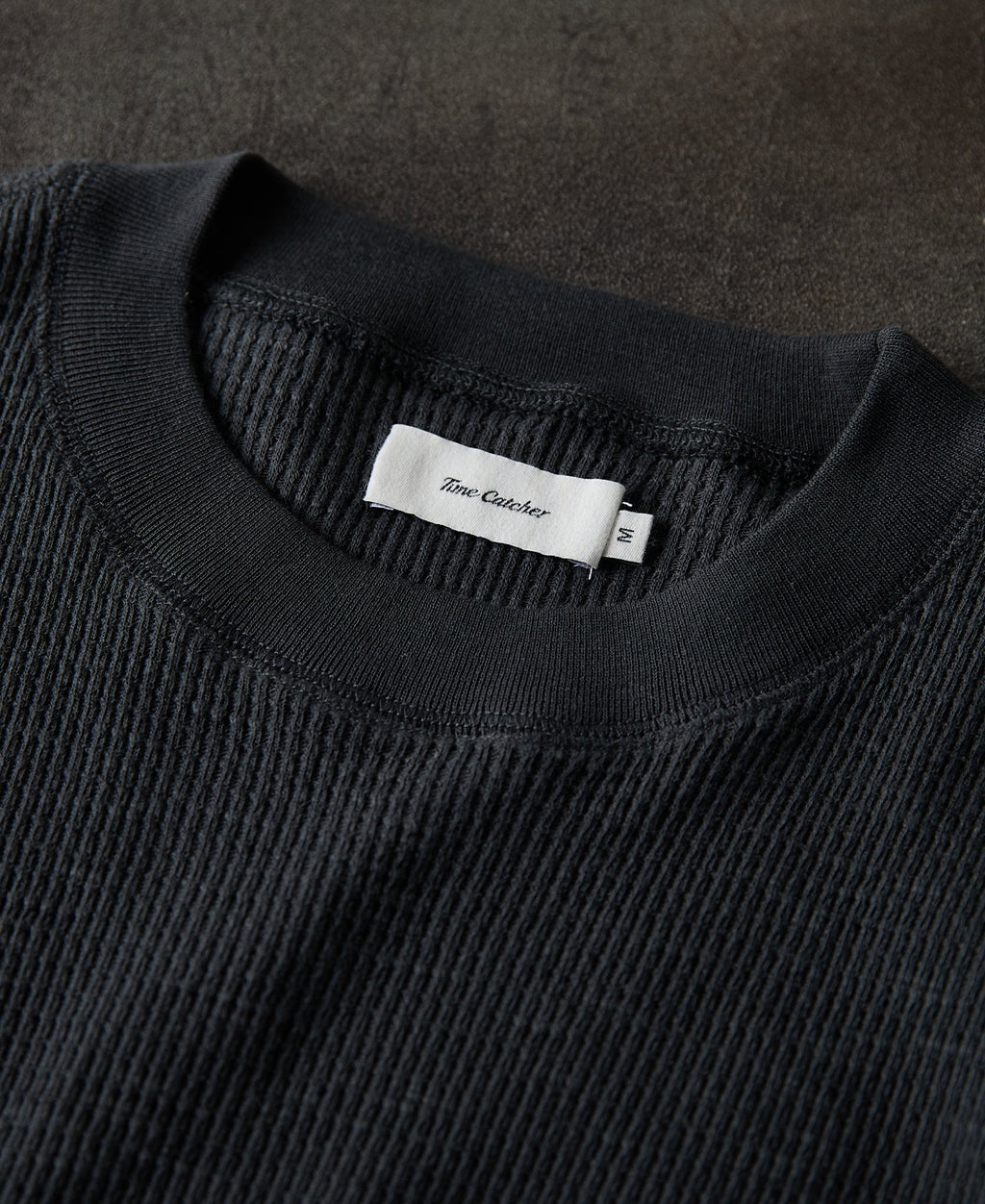 Honeycomb Waffle Knit T-Shirt