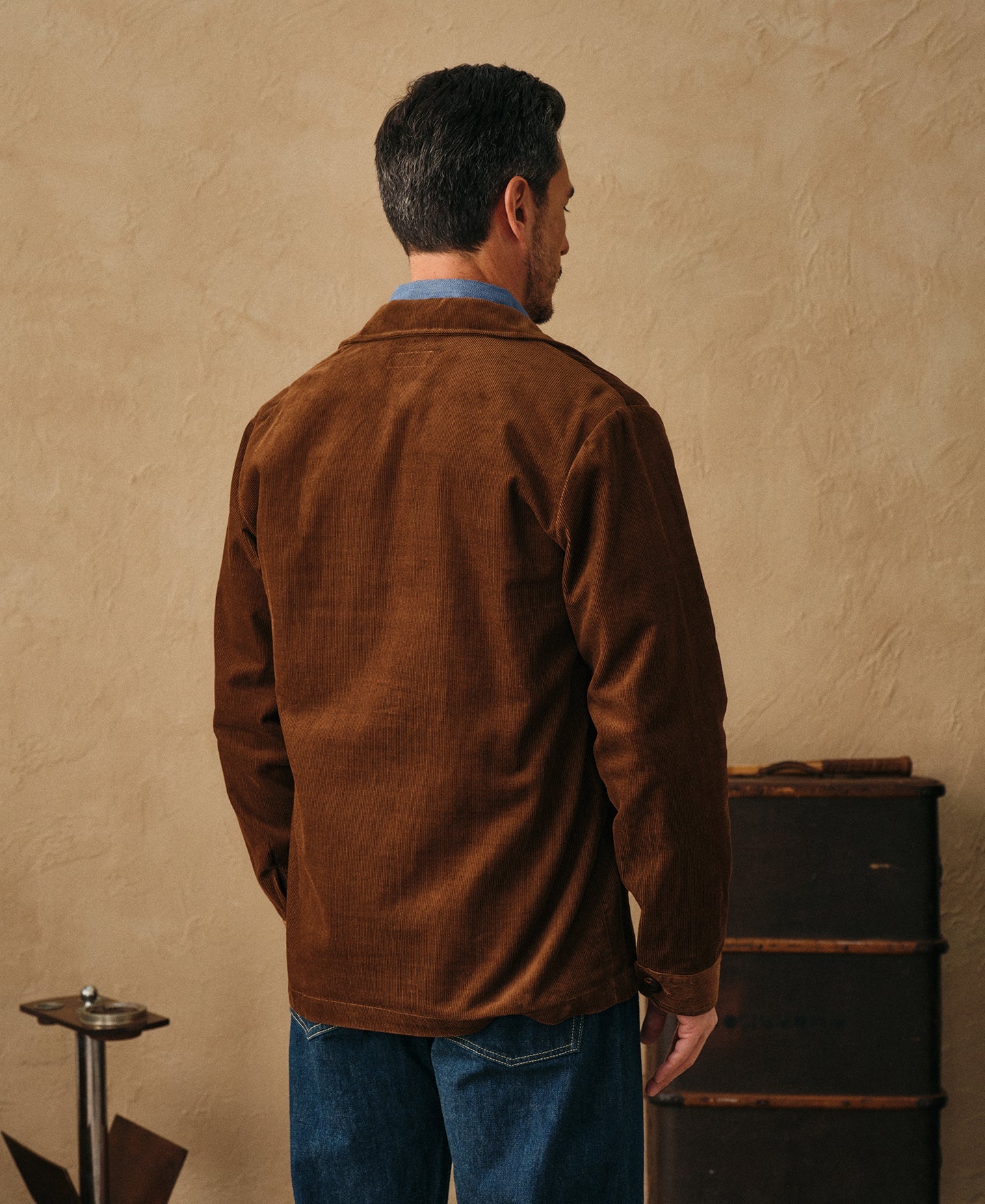 1940s French Corduroy Chore Coat