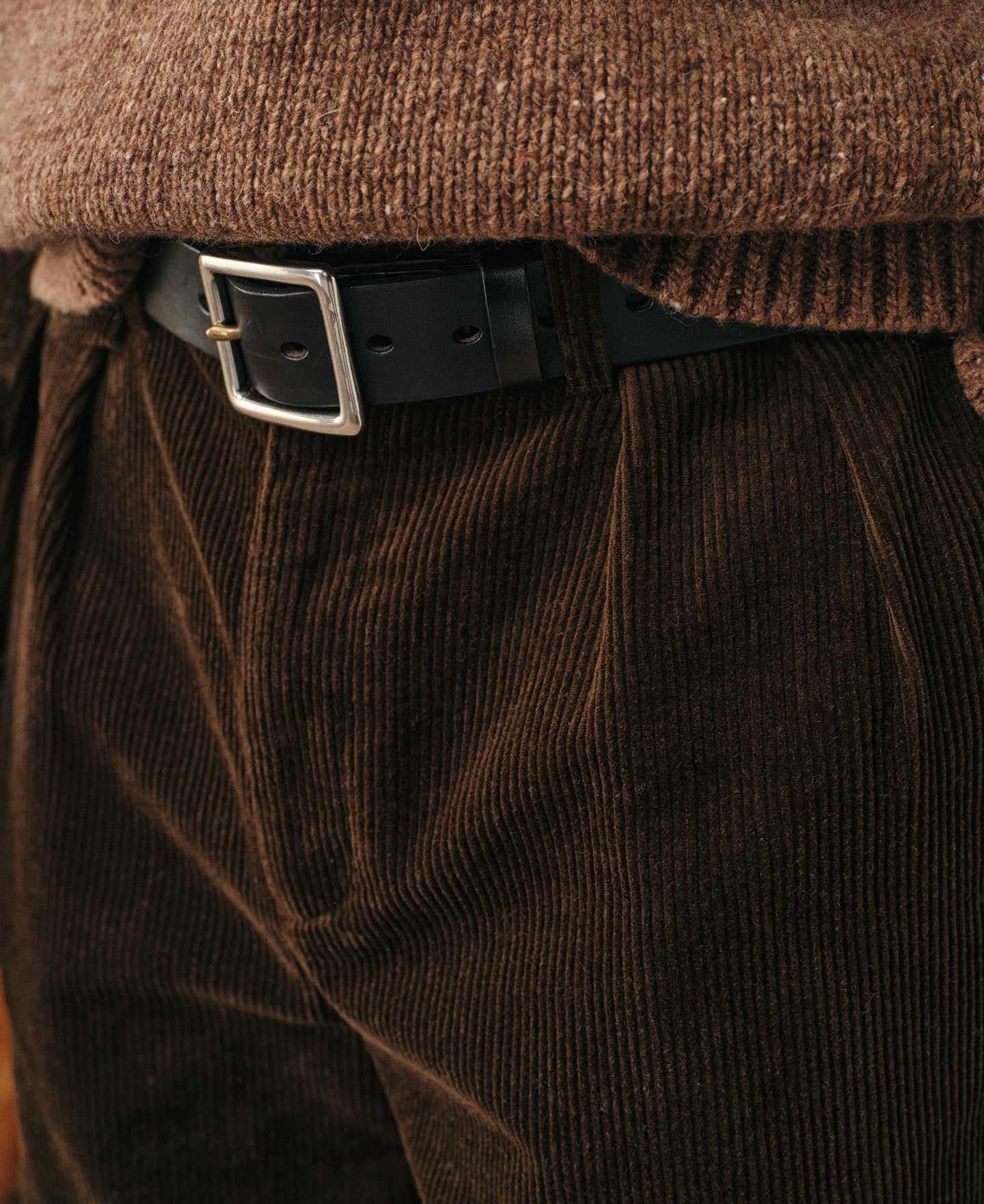 1960s Double Pleated Corduroy Trousers