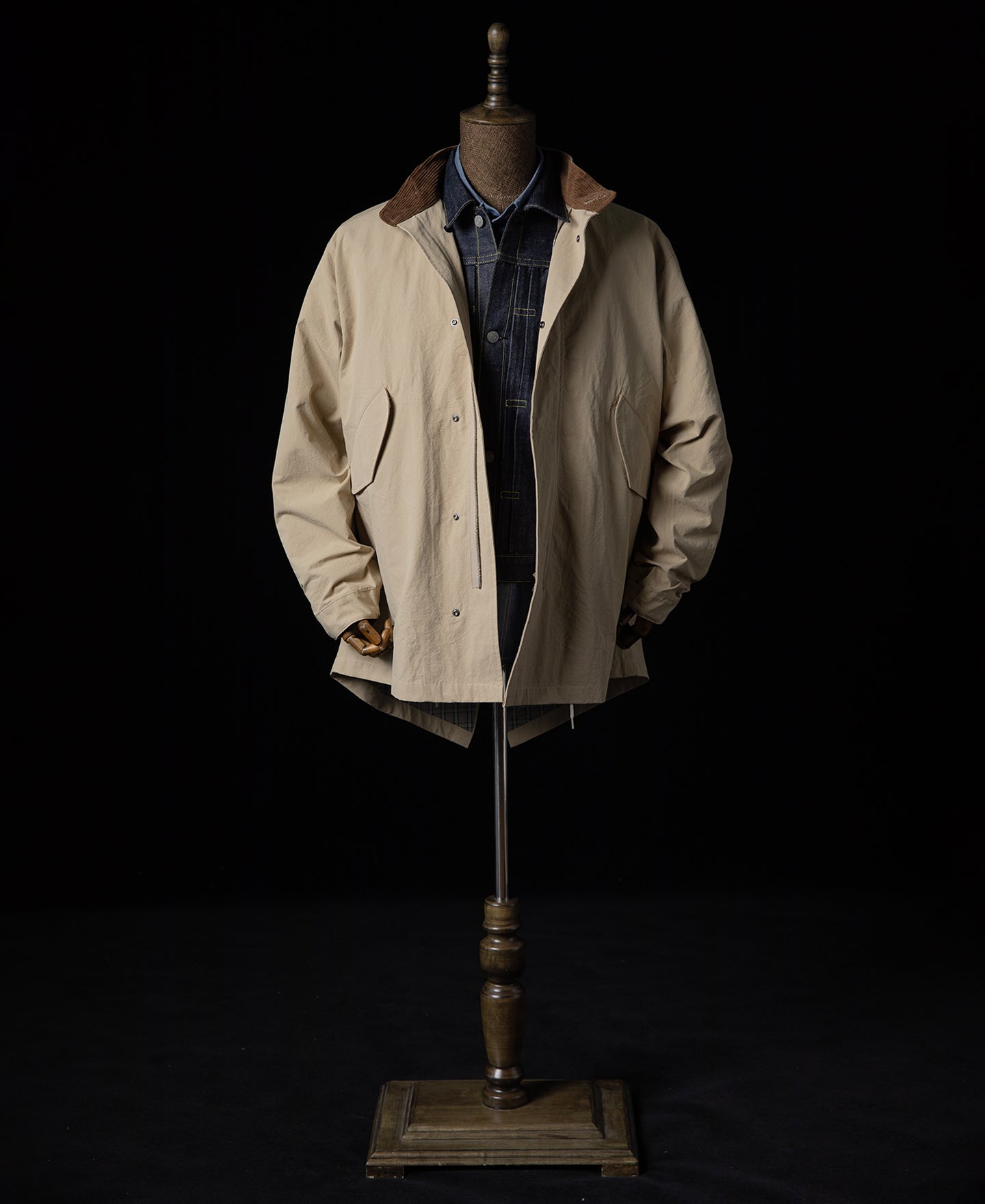 M-65 Salt Shrinkage Poplin Short Parka