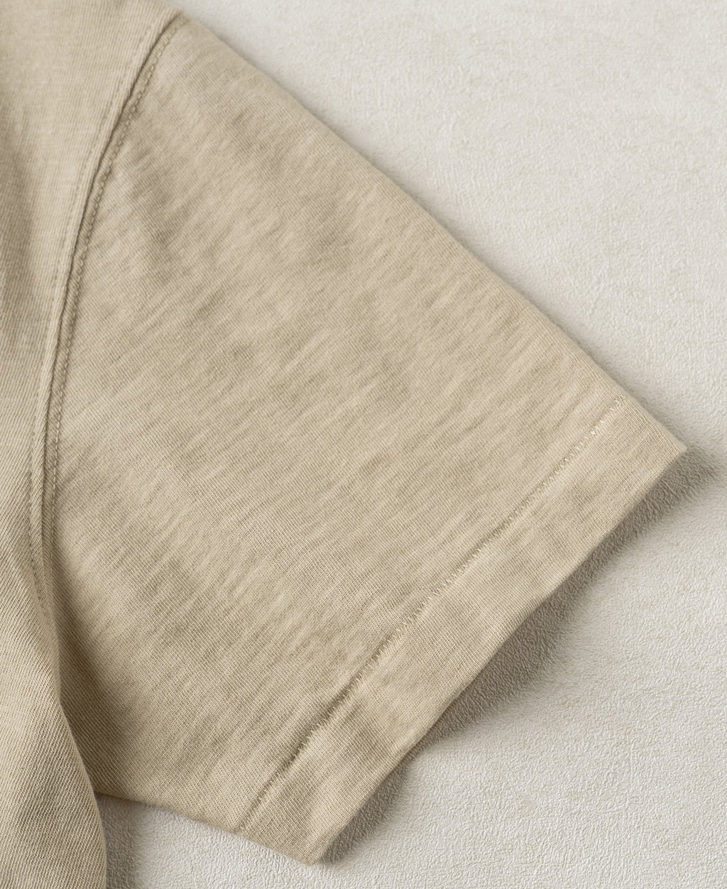 Classic Fit Loopwheel Slub Cotton T-Shirt